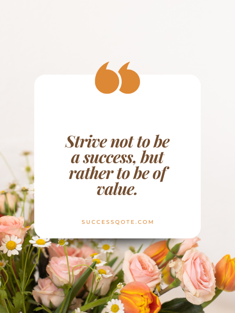 Best Albert Einstein Quotes About Success