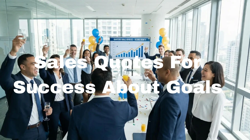 Sales Quotes For Success About Goals